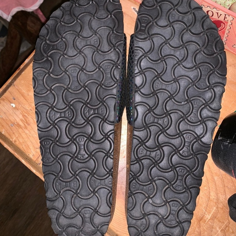 Birkenstock Iridescent Sandals with Cork Footbed - Picture 3 of 4